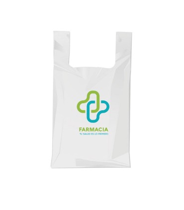 Bolsa Asa Camiseta Compostable - Farmacia 2
