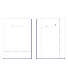 Bolsa Asa Troquel +70% Reciclada - Personalizada